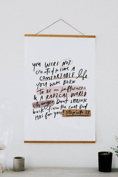 You Were Born To Be...Poster w/ Banner - 24x36